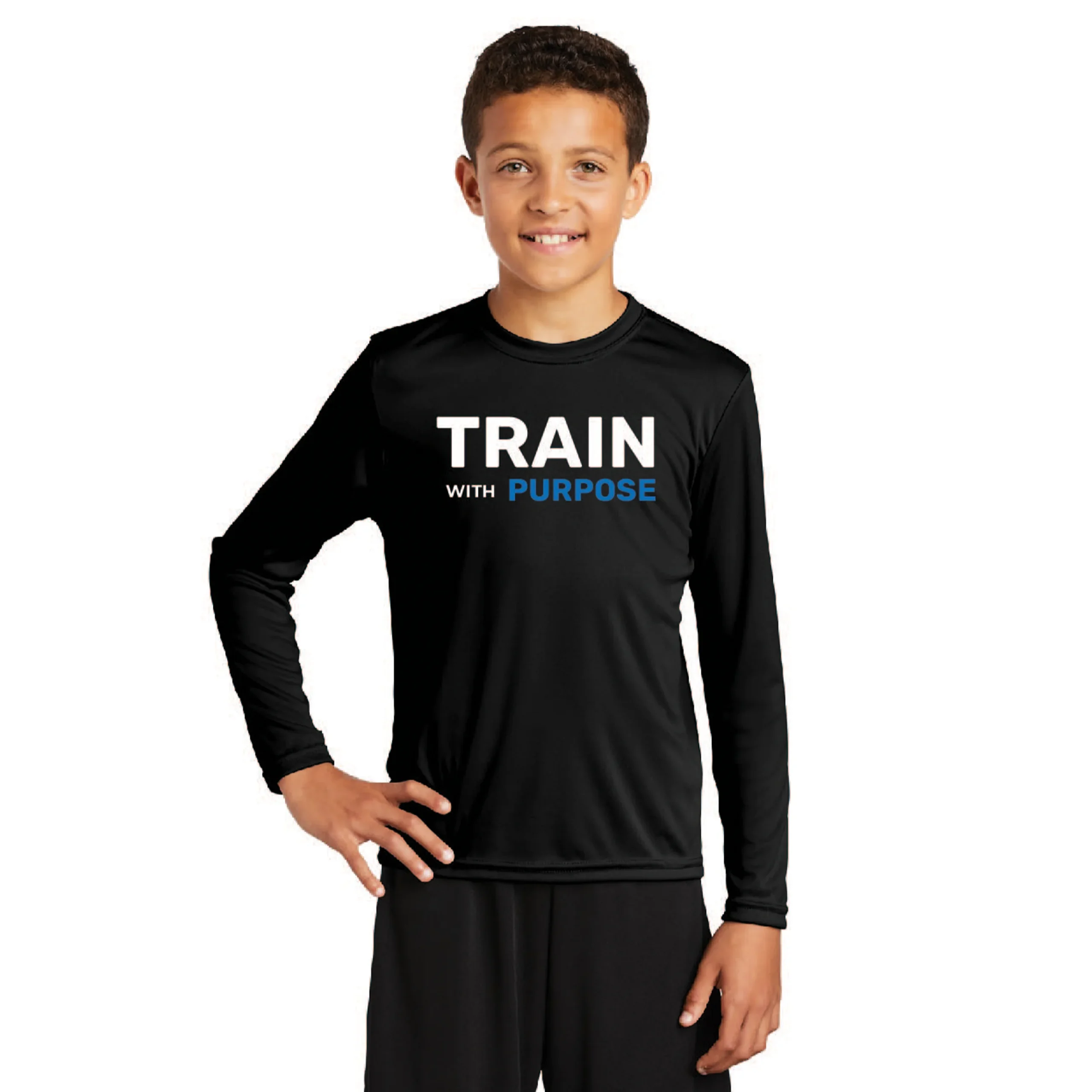 Train with Purpose Long Sleeve Tee - Youth
