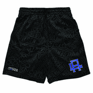 Arizona Legends Black Logo Mesh Shorts