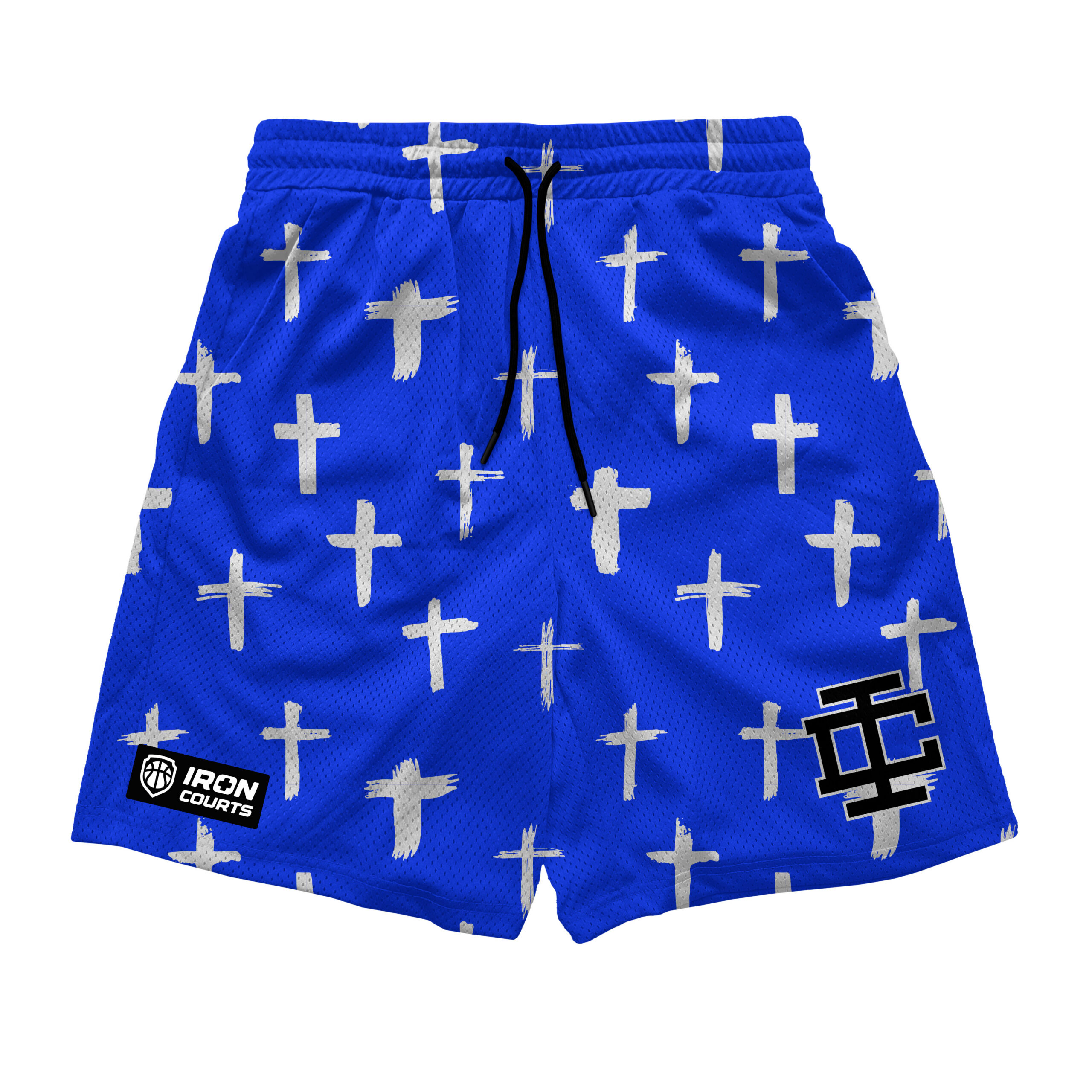 IC Blue Cross Shorts